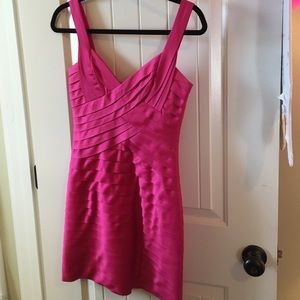 BCBG max azria pink bandage dress